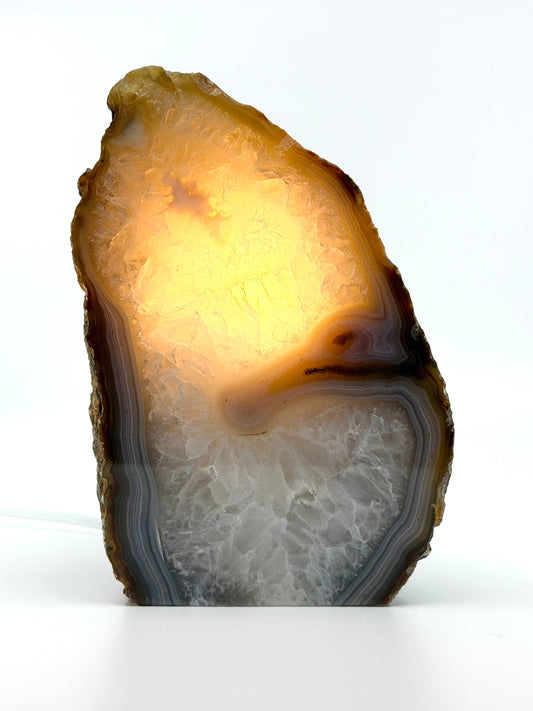 Agate Geode Lamp | 6.70"