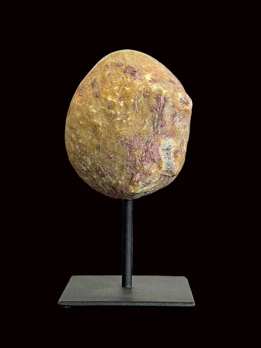 5.90" Agate Geode end on stand, mineral - FossilsAndMore