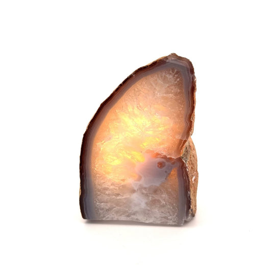 Agate Geode tealight holder - FossilsAndMore