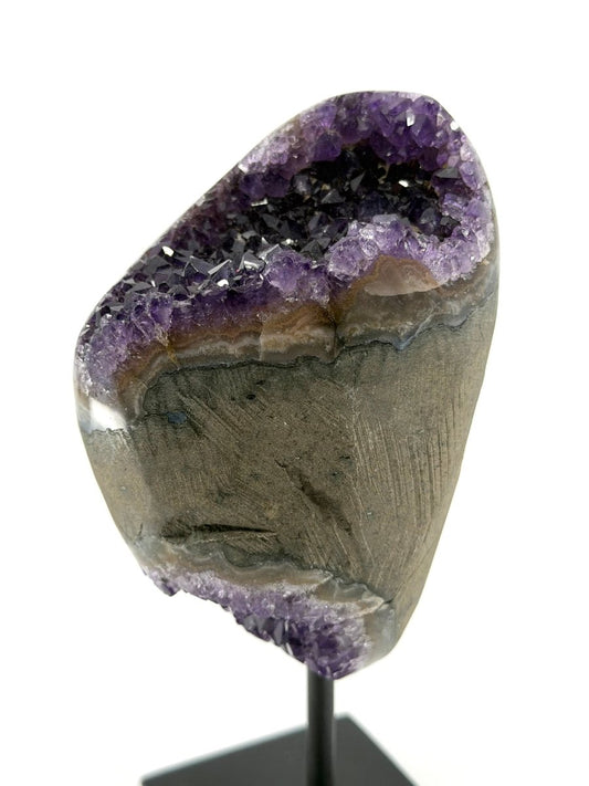 Amethyst Specimen on Stand from Brazil | 6.70" inch - FossilsAndMore