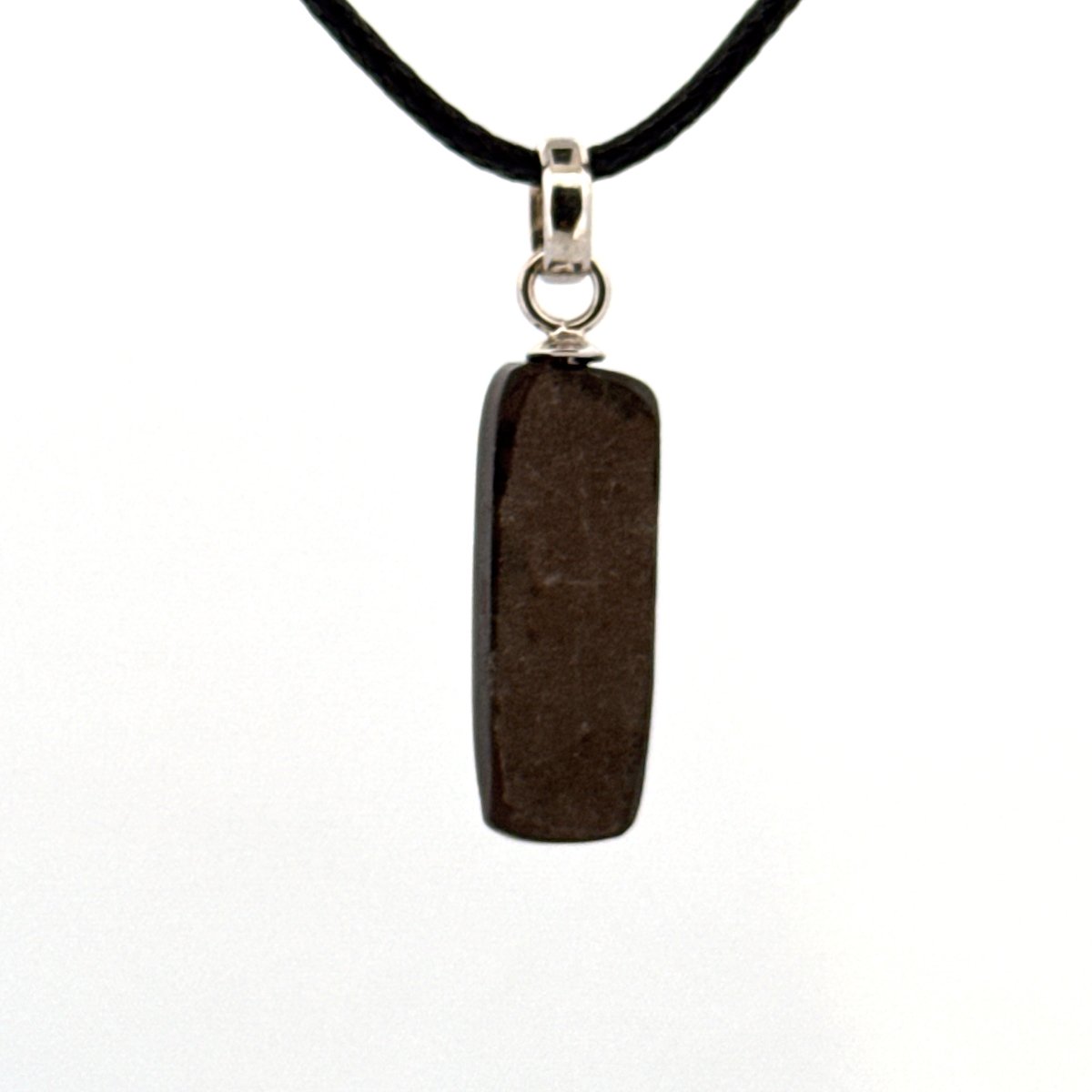 Ammolite Pendant Necklace – Iridescent Fossil Gem from Canada - FossilsAndMore