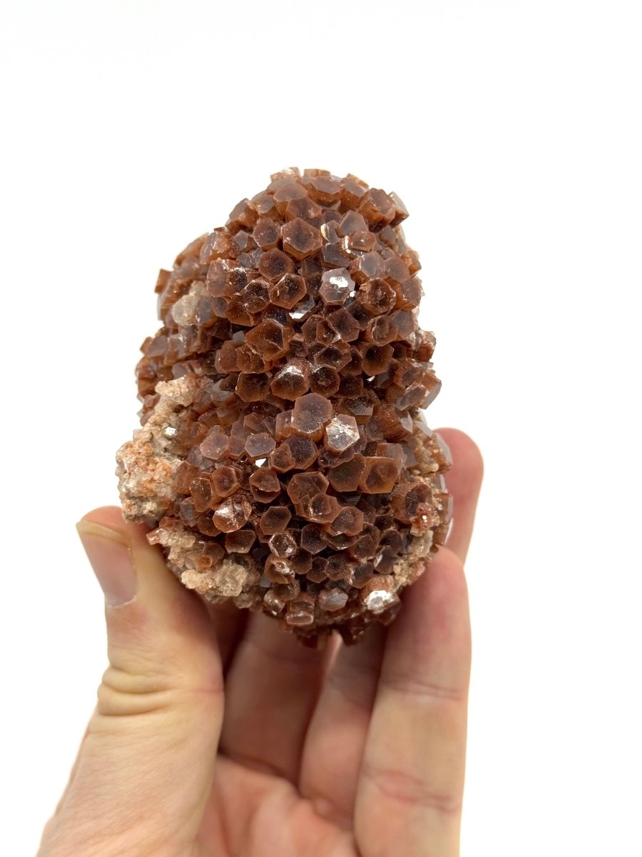 Aragonite mineral cluster (345 Grams) from Mibladen, Morocco - FossilsAndMore