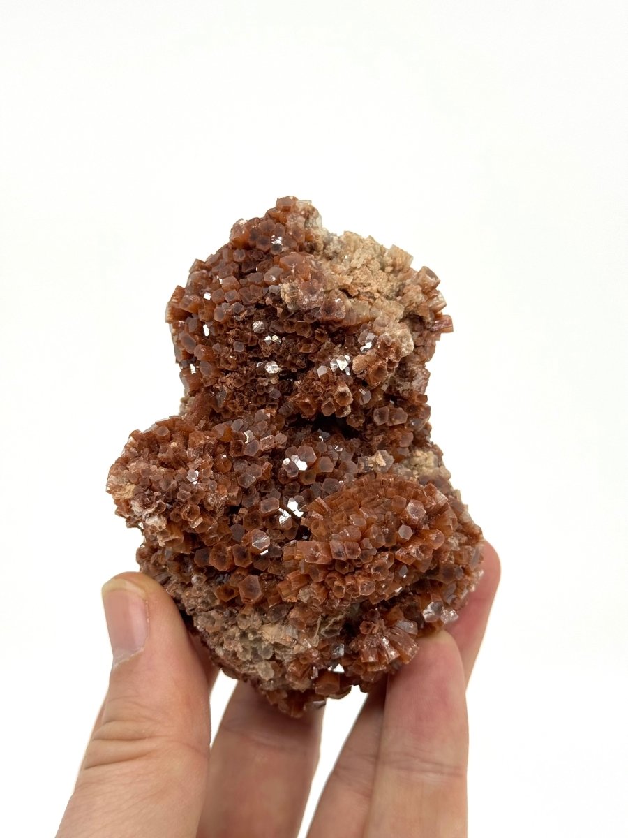 Aragonite mineral cluster (372 Grams) from Mibladen, Morocco - FossilsAndMore