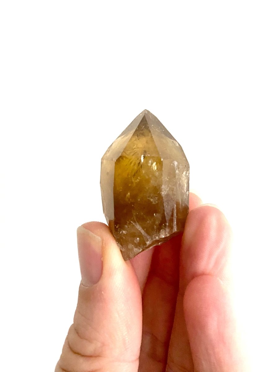 Citrine Crystal (28 Grams) – Lwena, Congo - FossilsAndMore