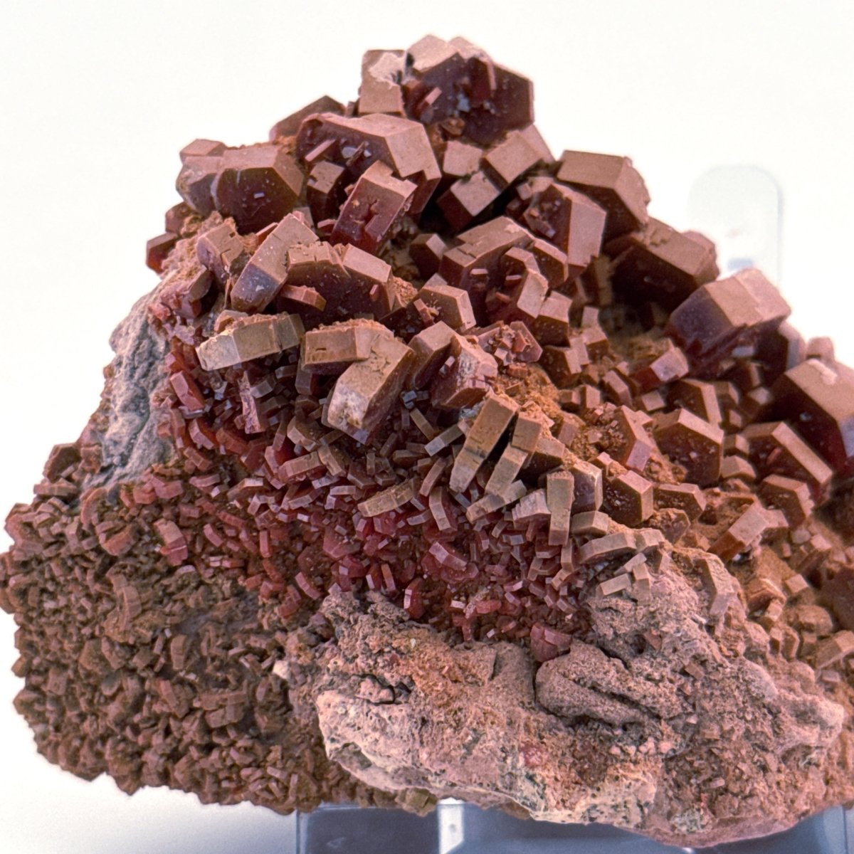 Vanadinite mineral cluster (255 Grams) from Mibladen, Morocco - FossilsAndMore