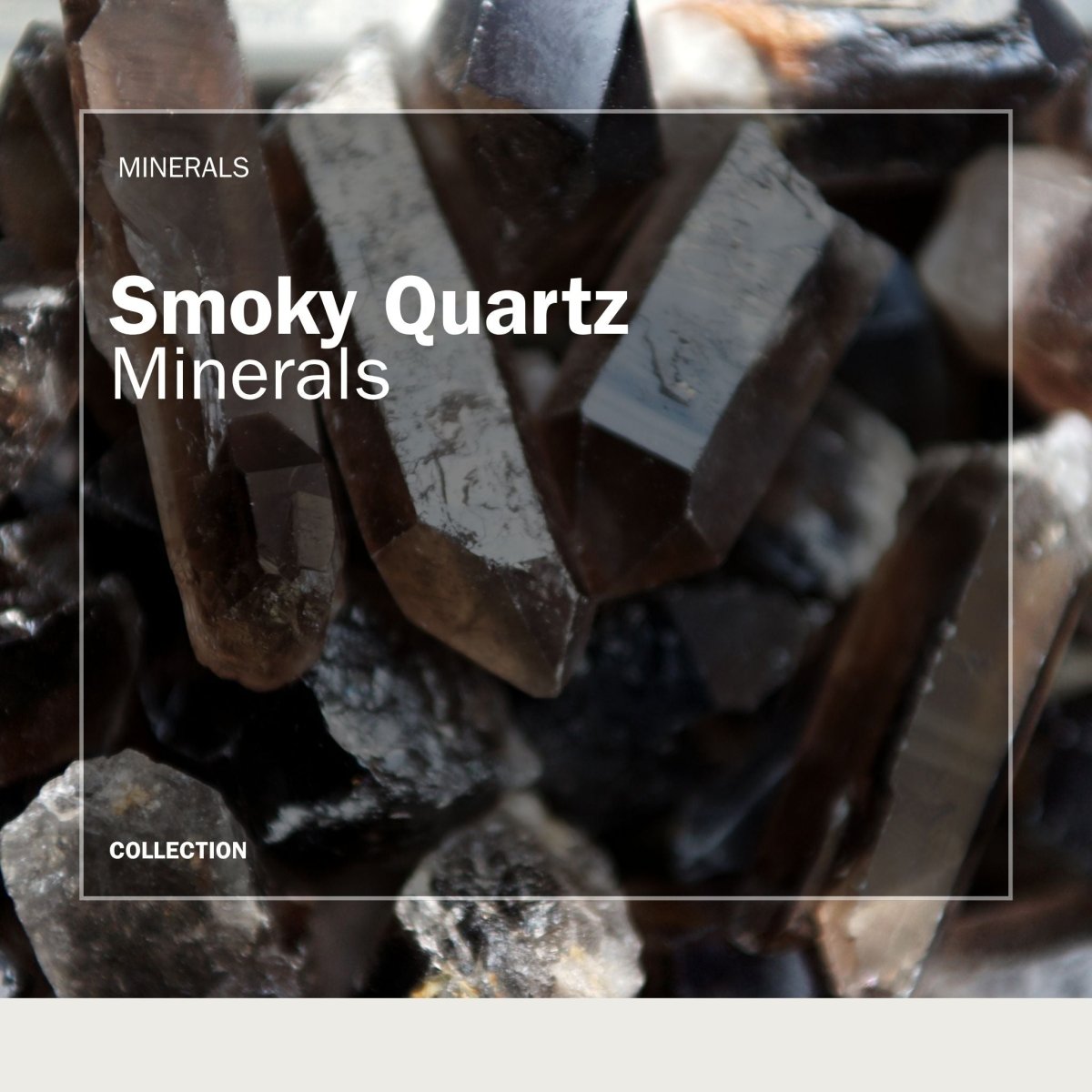 Smoky Quartz Crystals and Specimens - FossilsAndMore
