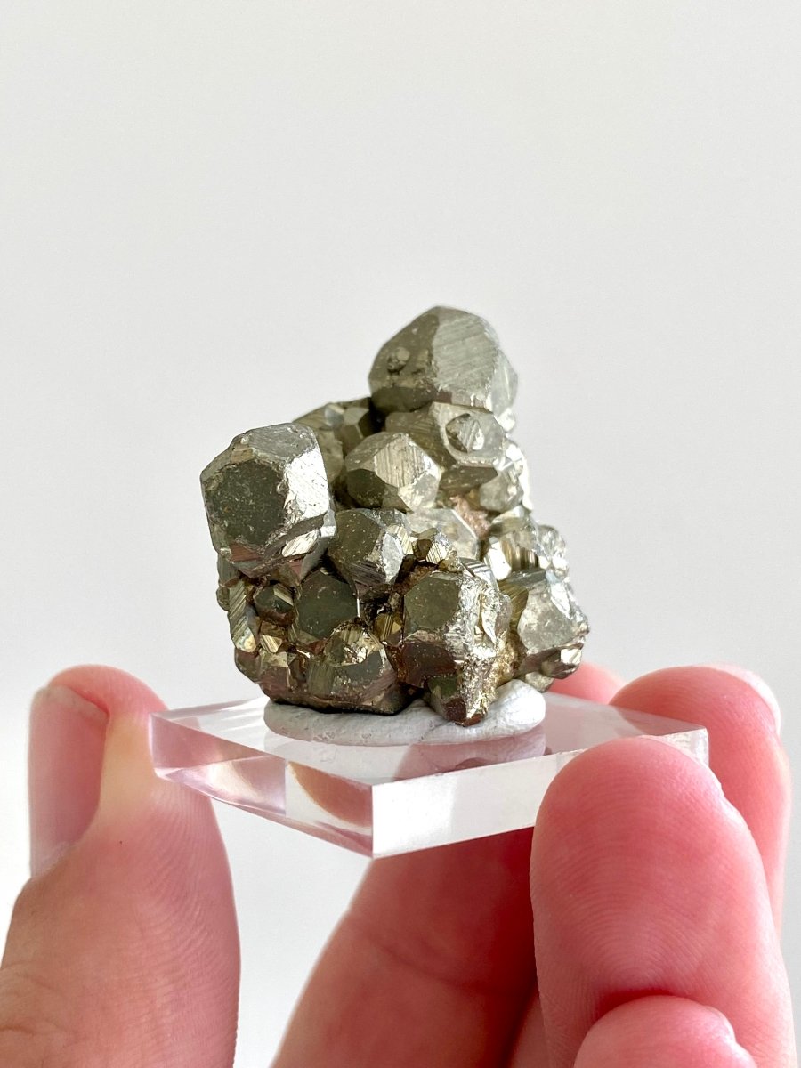 1.29" Pyrite from Peru, fool’s gold, mineral - FossilsAndMore