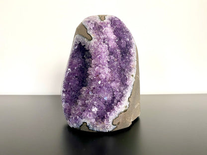 1422 Grams Cut - base Amethyst cluster from Uruguay, mineral cluster - FossilsAndMore