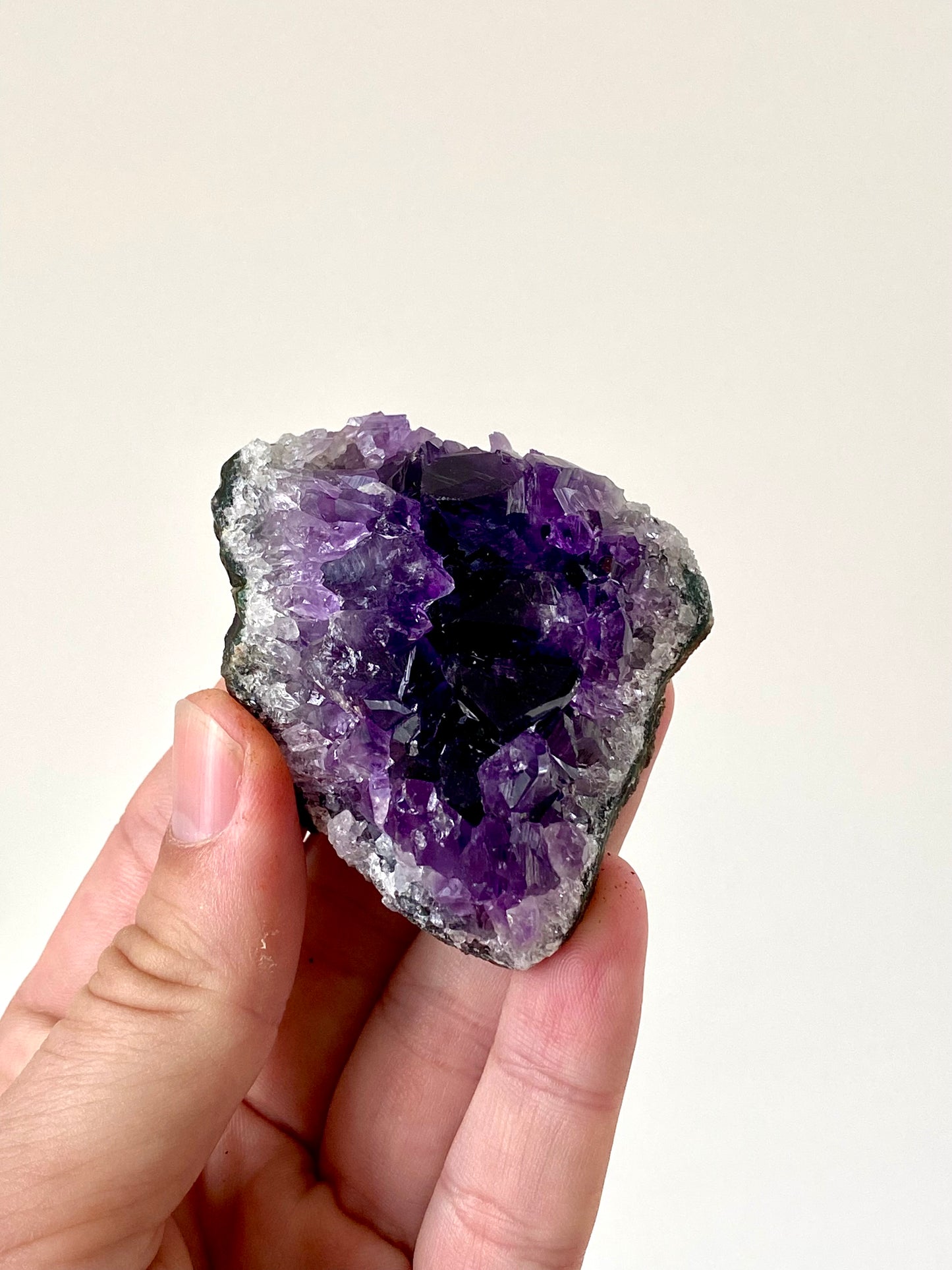 2.65" Raw Amethyst cluster from Uruguay, mineral cluster