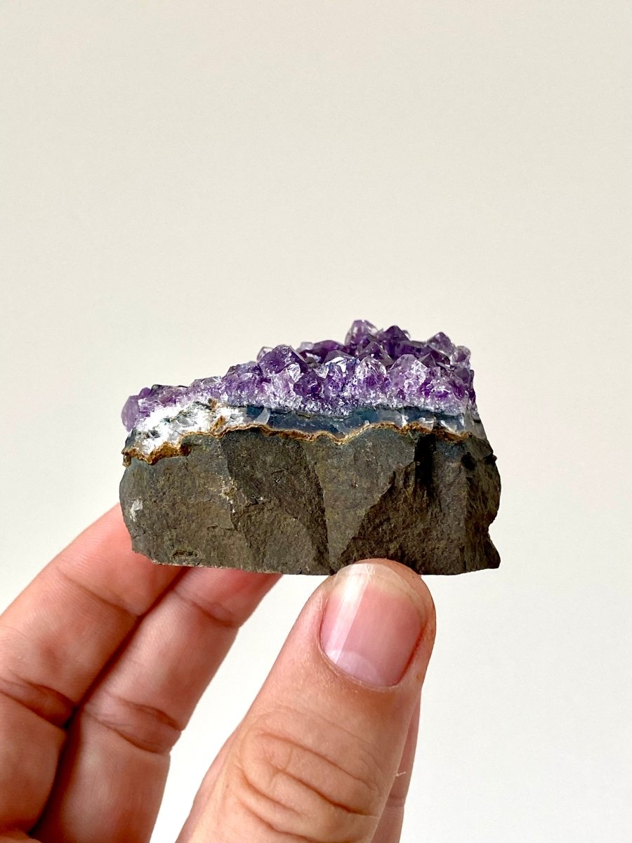 2.70" Raw Amethyst cluster from Uruguay, mineral cluster - FossilsAndMore