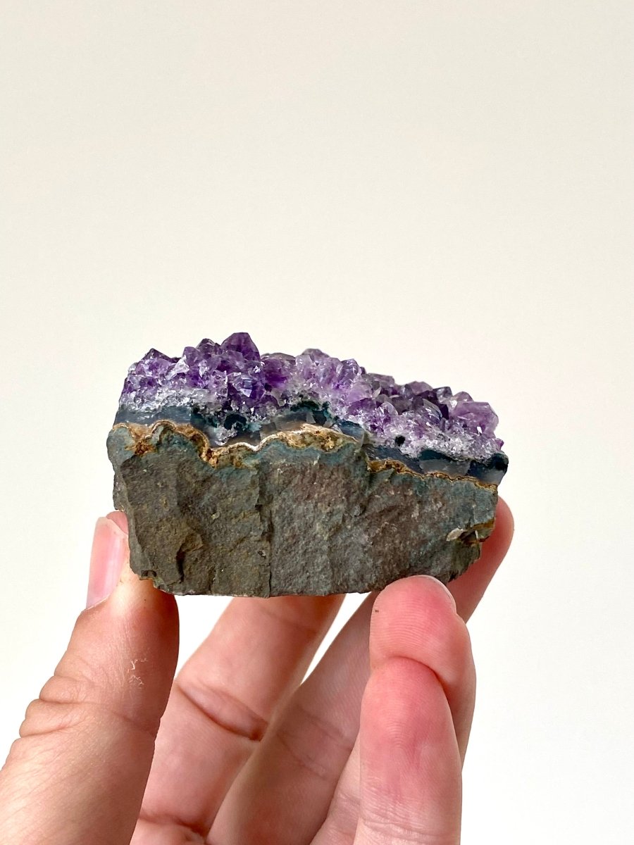 2.70" Raw Amethyst cluster from Uruguay, mineral cluster - FossilsAndMore