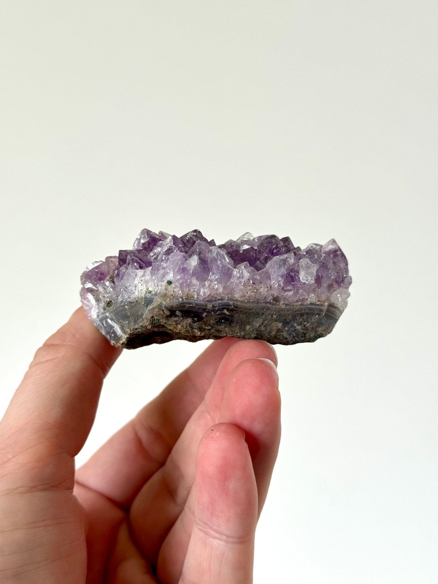 2.90" Raw Amethyst cluster from Uruguay, mineral cluster - FossilsAndMore