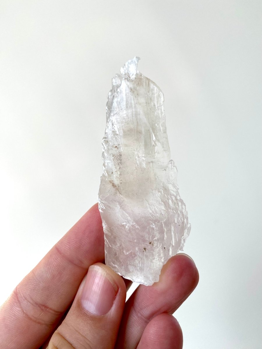 3.09" Raw Selenite mineral from Mexico - FossilsAndMore