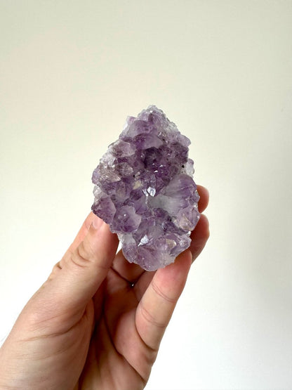 3.17" Raw Amethyst cluster from Uruguay, mineral cluster - FossilsAndMore