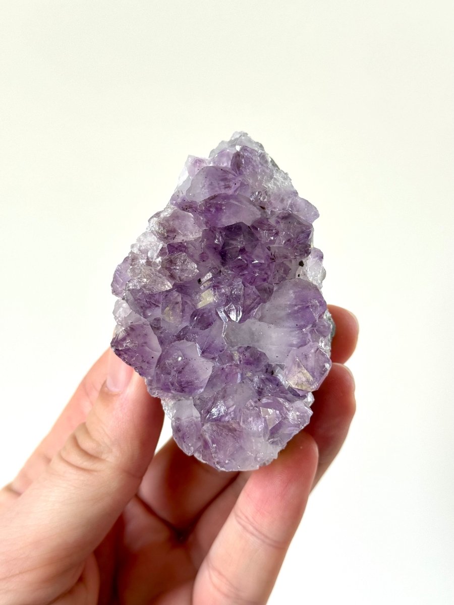 3.17" Raw Amethyst cluster from Uruguay, mineral cluster - FossilsAndMore