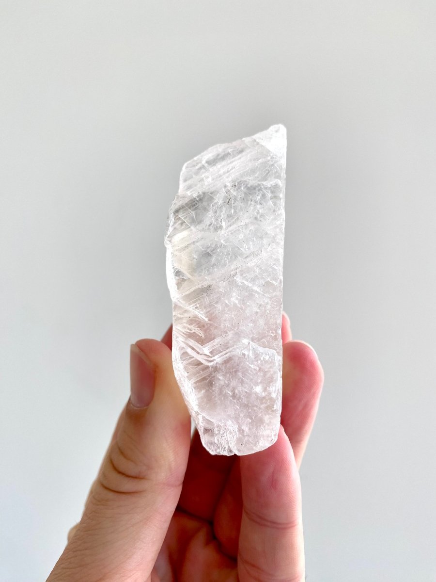 3.28" Raw Selenite mineral from Mexico - FossilsAndMore