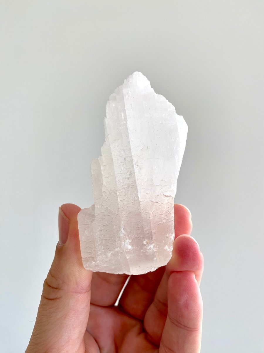 3.28" Raw Selenite mineral from Mexico - FossilsAndMore