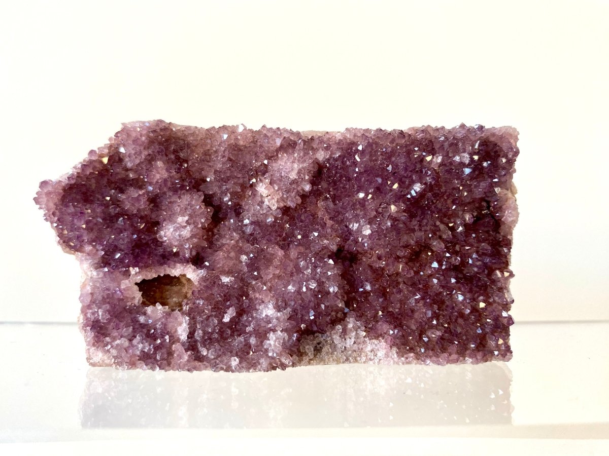 3.54" Amethyst cluster from Turkey, (251 grams) mineral cluster - FossilsAndMore