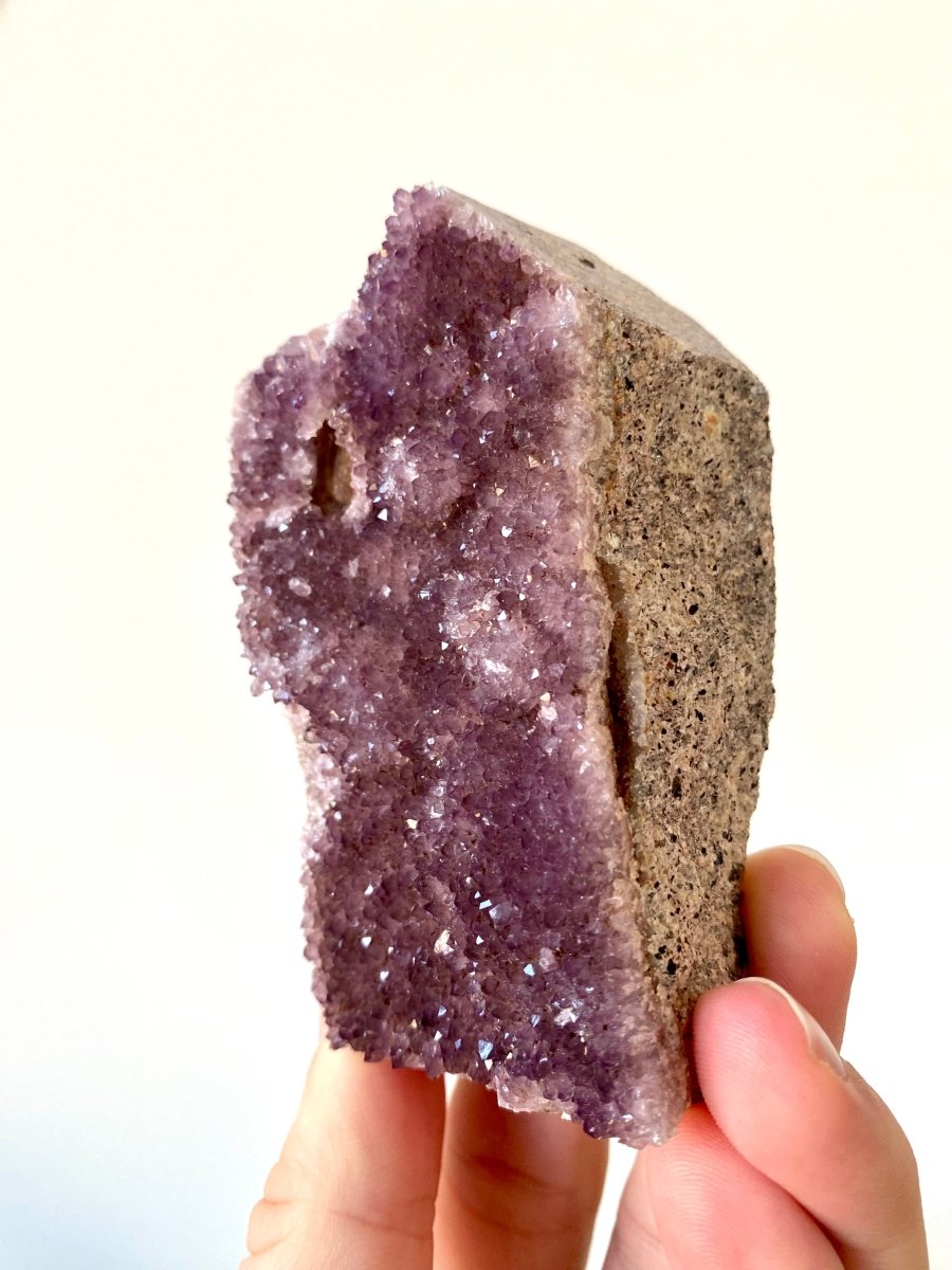 3.54" Amethyst cluster from Turkey, (251 grams) mineral cluster - FossilsAndMore