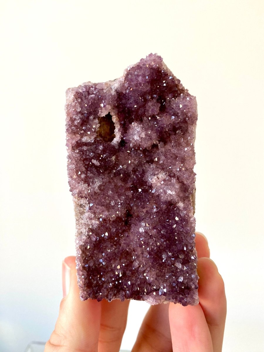 3.54" Amethyst cluster from Turkey, (251 grams) mineral cluster - FossilsAndMore