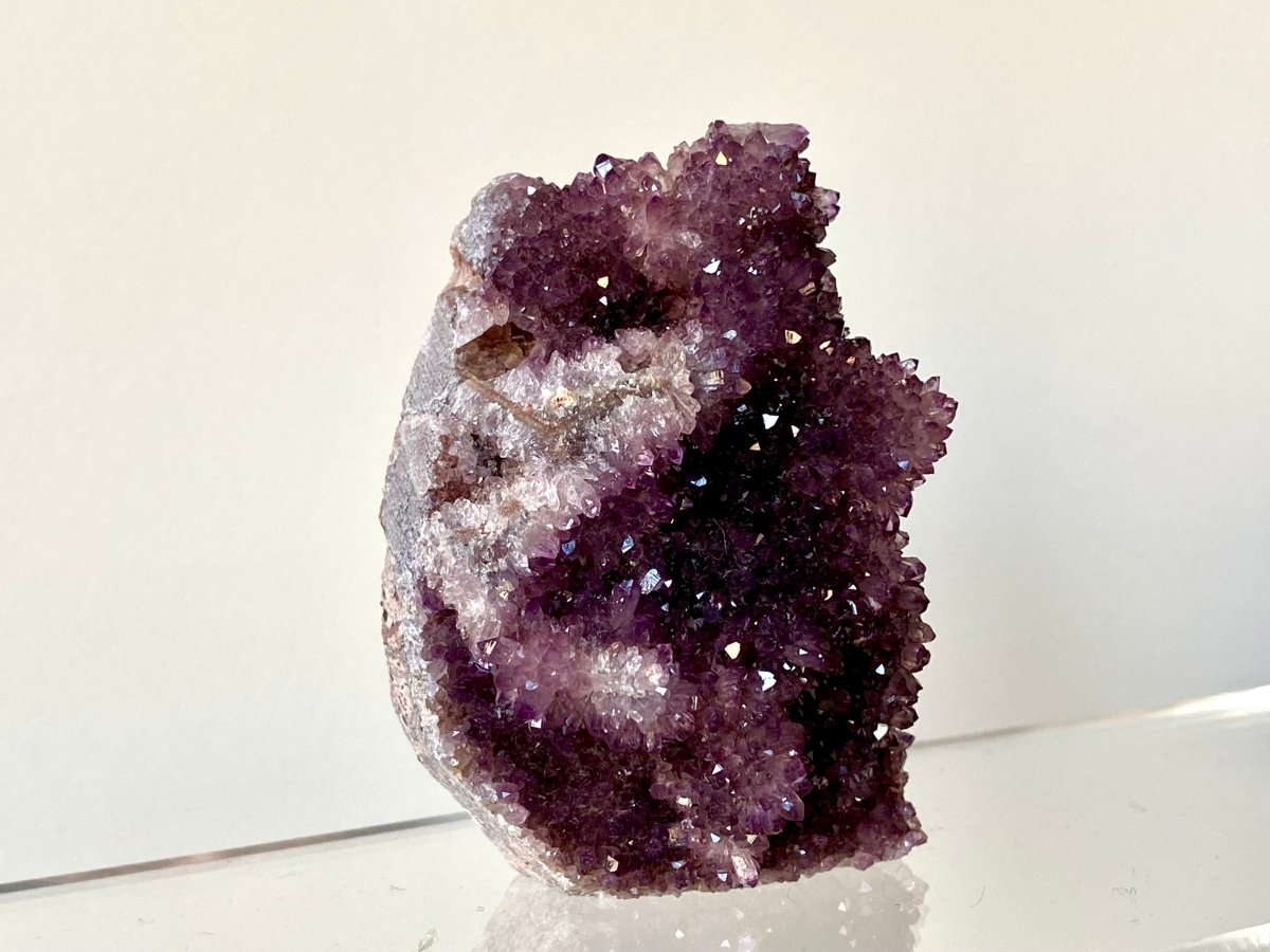 3.63" Amethyst cluster from Turkey, (90 grams) mineral cluster - FossilsAndMore