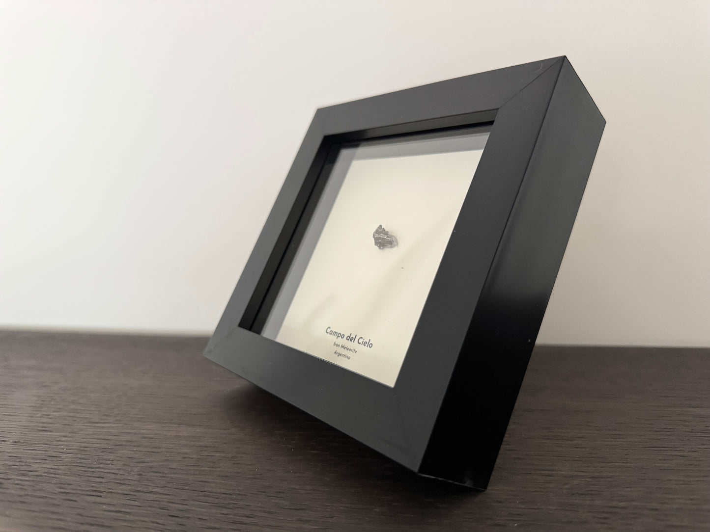Campo del Cielo Meteorite Fragment in 3D picture frame