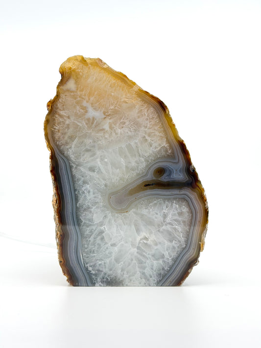 Agate Geode Lamp | 6.70"
