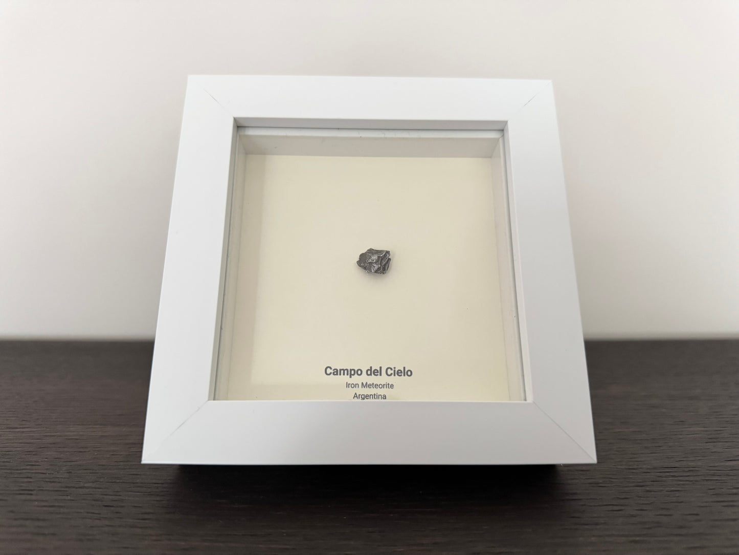 Campo del Cielo Meteorite Fragment in 3D picture frame