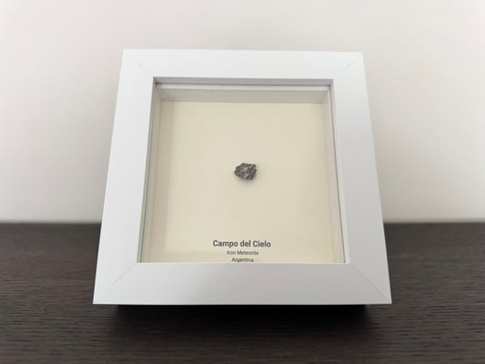 Campo del Cielo Meteorite Fragment in 3D picture frame