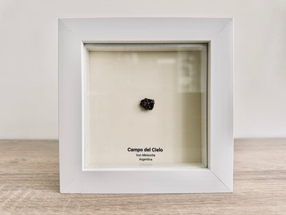 Campo del Cielo Meteorite Fragment in 3D picture frame