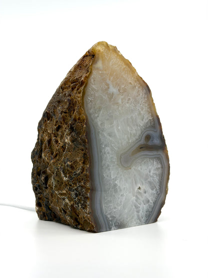 Agate Geode Lamp | 6.70"