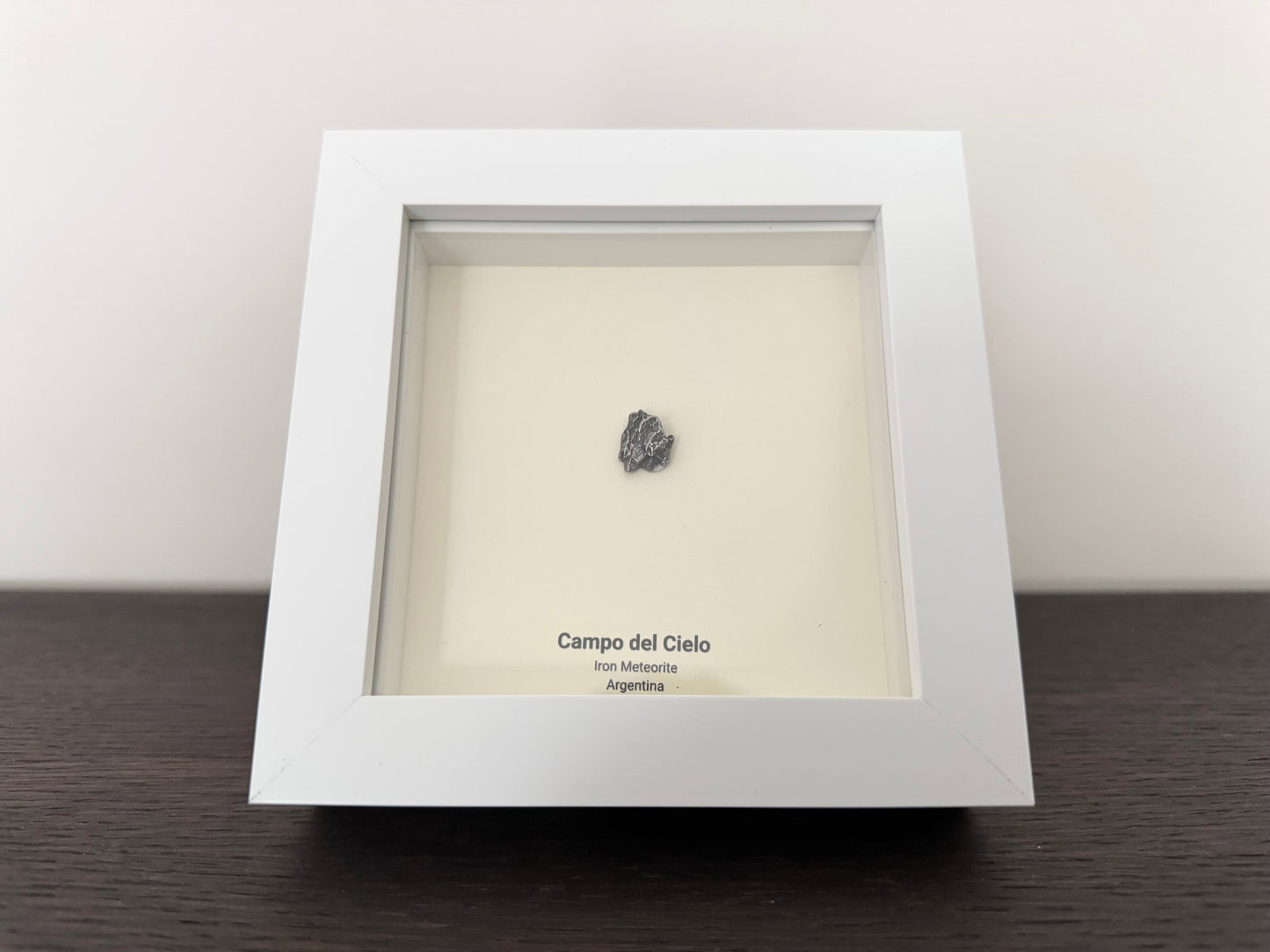 Campo del Cielo Meteorite Fragment in 3D picture frame