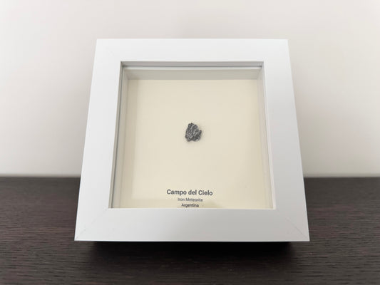 Campo del Cielo Meteorite Fragment in 3D picture frame