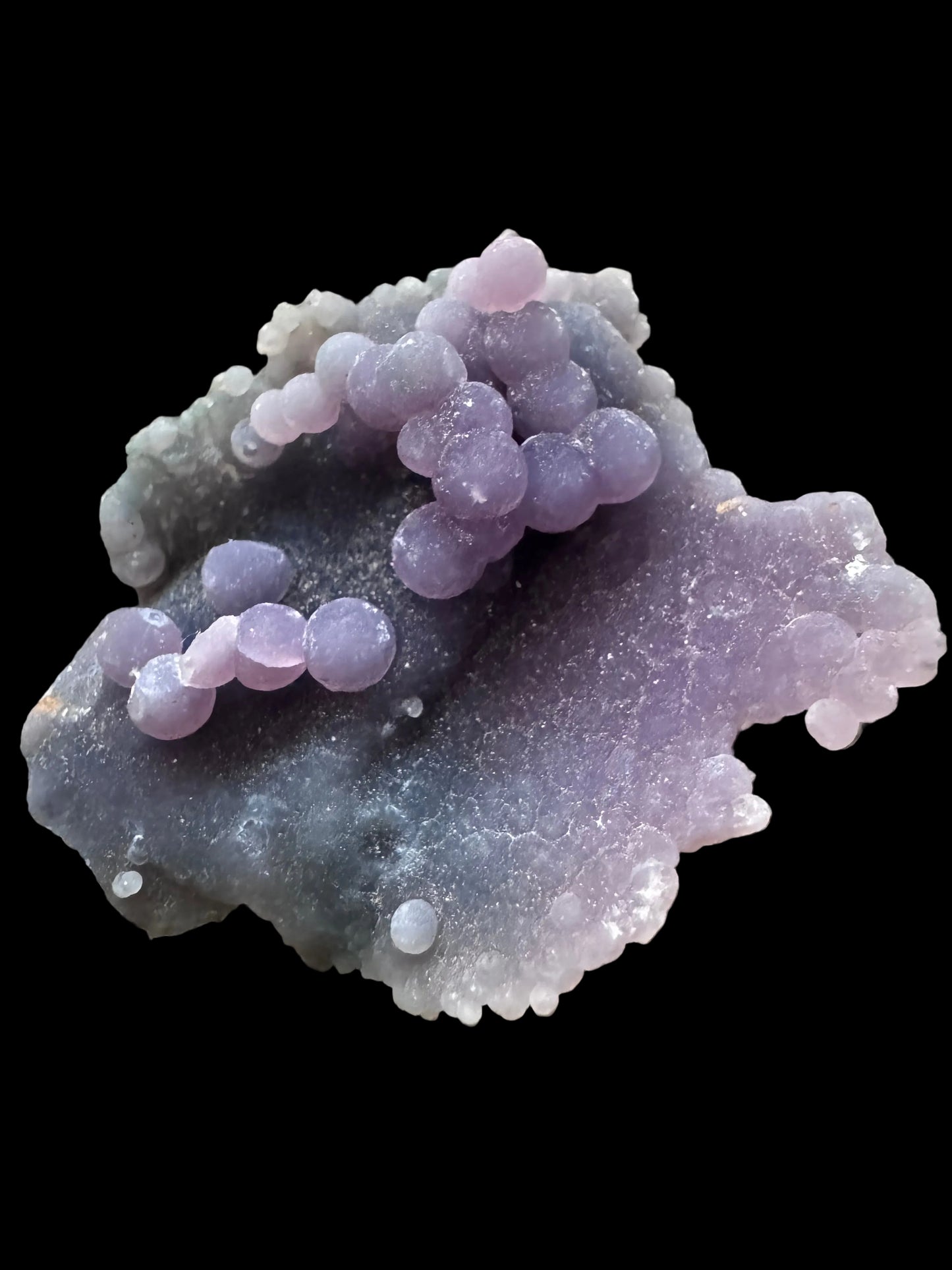 Druifagaat cluster, mineraal uit Indonesië