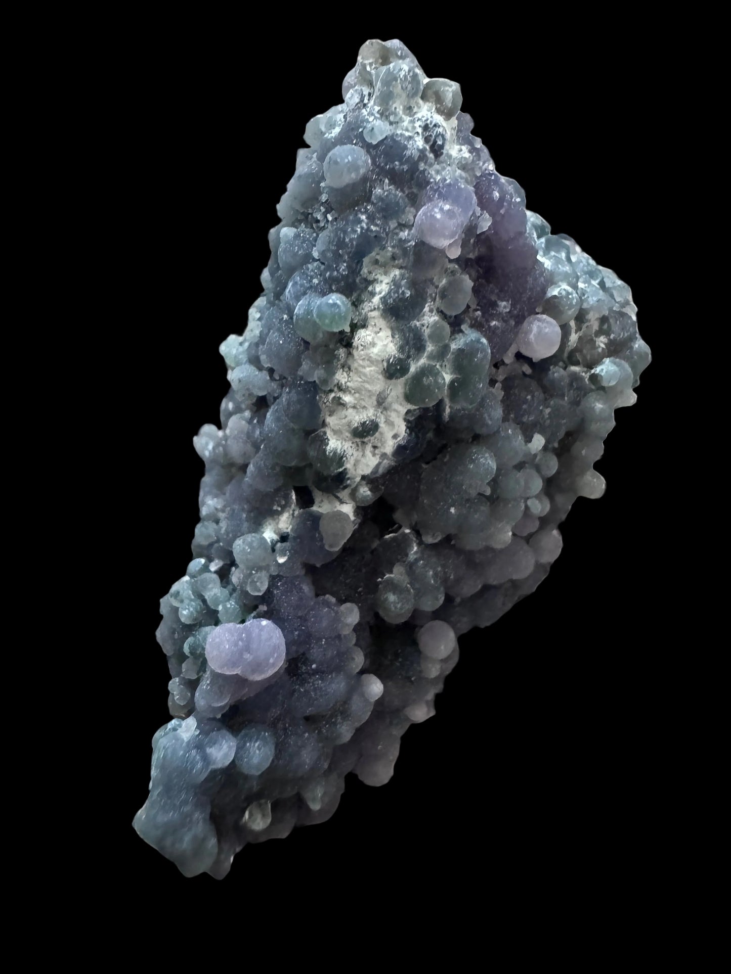 Druifagaat cluster, mineraal uit Indonesië