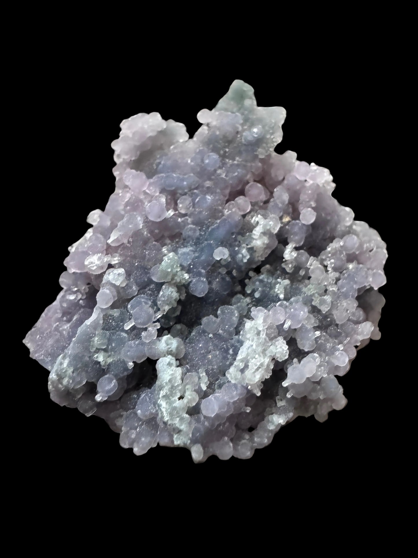 Druifagaat cluster, mineraal uit Indonesië
