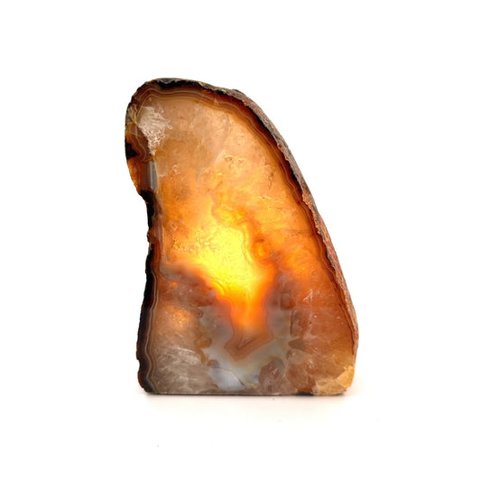 Agate Geode tealight holder - FossilsAndMore