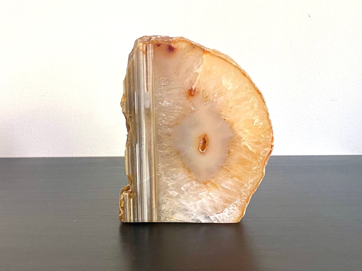Agate Geode tealight holder - FossilsAndMore