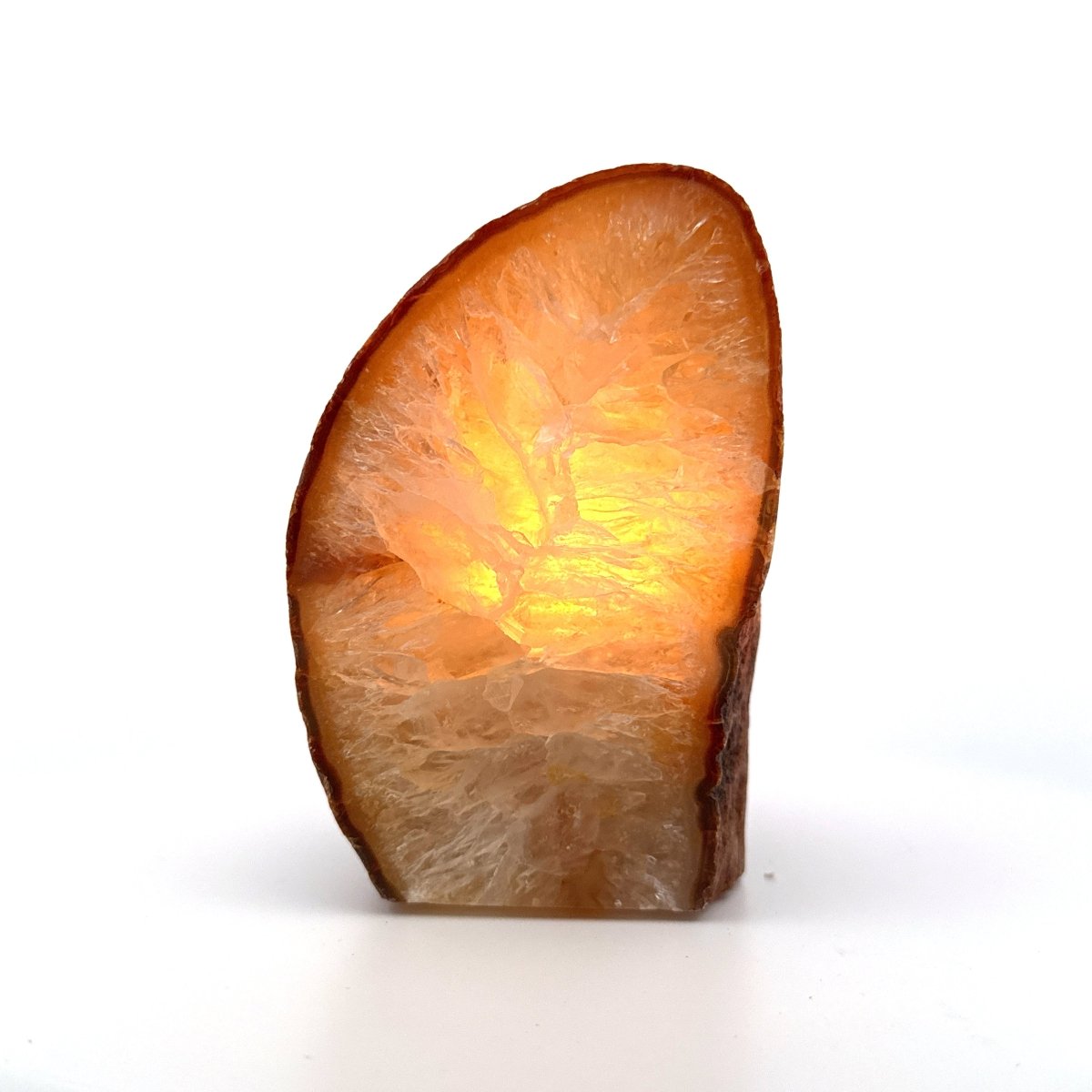 Agate Geode tealight holder - FossilsAndMore