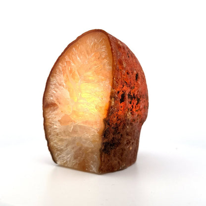 Agate Geode tealight holder - FossilsAndMore