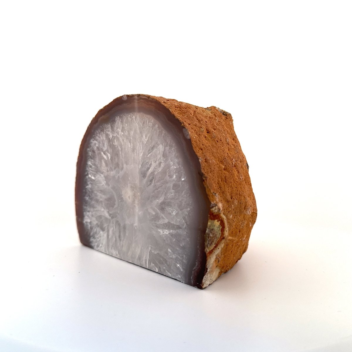 Agate Geode tealight holder - FossilsAndMore