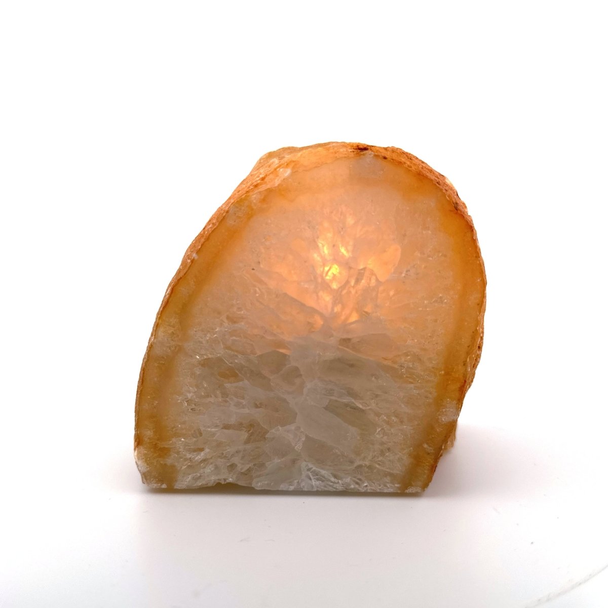 Agate Geode tealight holder - FossilsAndMore