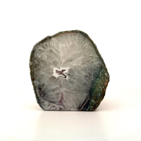 Agate Geode tealight holder - FossilsAndMore