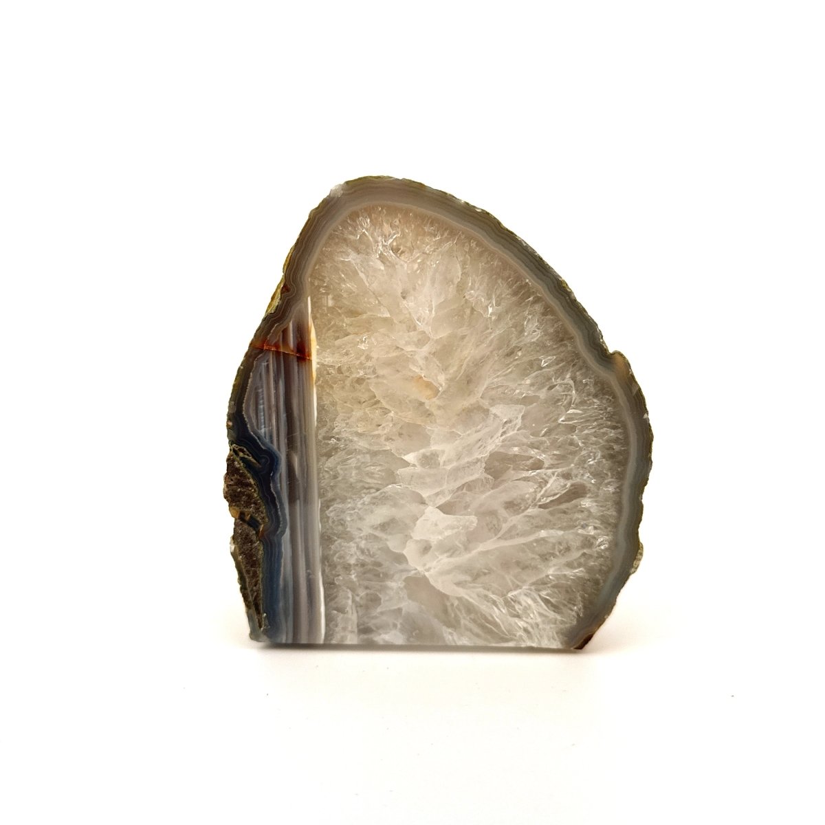 Agate Geode tealight holder - FossilsAndMore