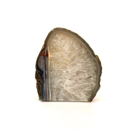 Agate Geode tealight holder - FossilsAndMore