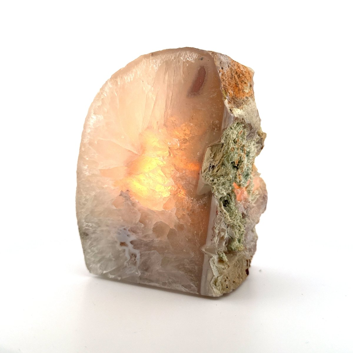 Agate Geode tealight holder - FossilsAndMore