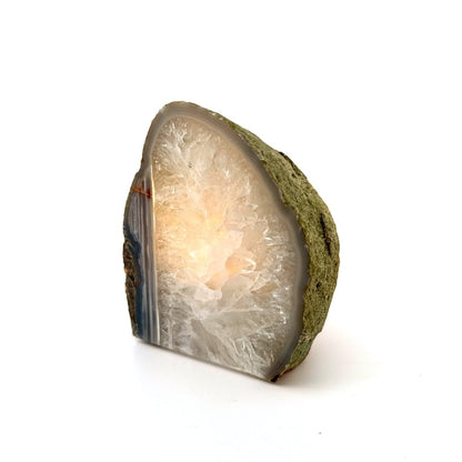 Agate Geode tealight holder - FossilsAndMore