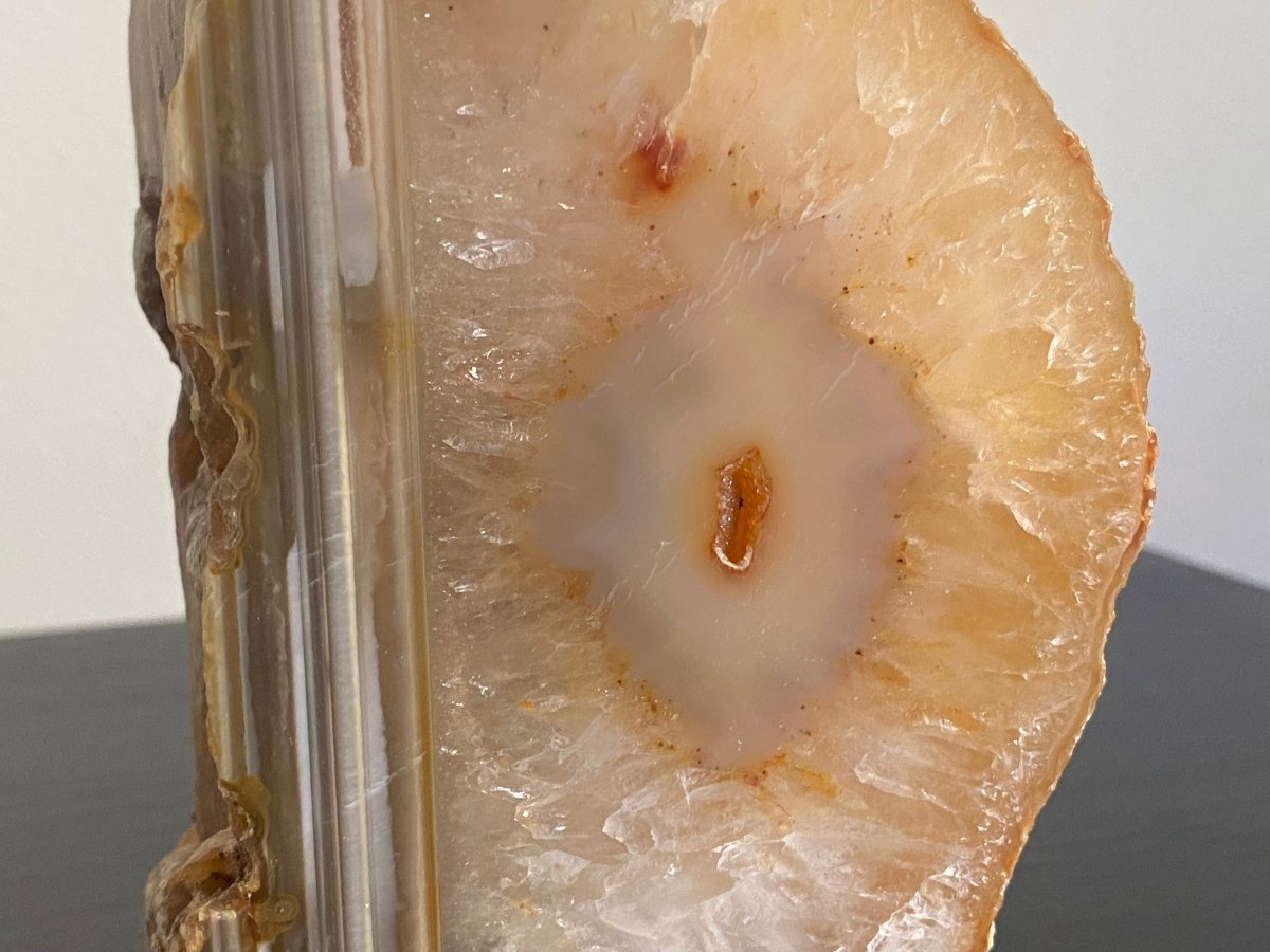 Agate Geode tealight holder - FossilsAndMore