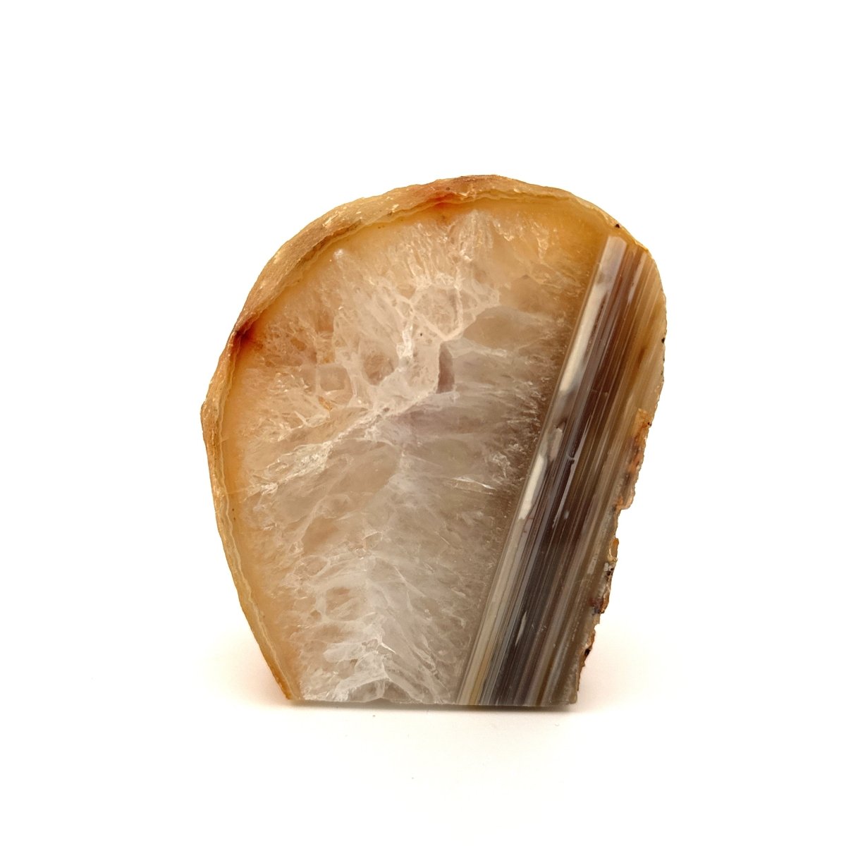 Agate Geode tealight holder - FossilsAndMore