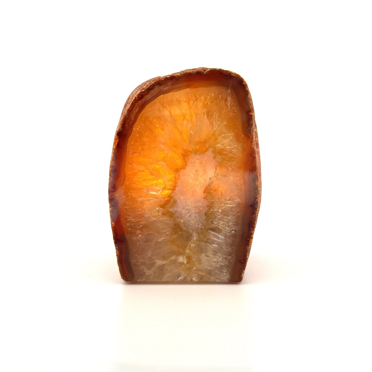 Agate Geode tealight holder - FossilsAndMore